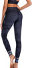 Sustainale High Waisted Yoga Capris Leggings with Pockets for Women Workout Fitness Running Pants Tight