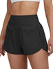 Women'S Athletic Shorts High Waisted Running Shorts Pocket Sporty Short Gym Elastic Workout Shorts