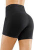 High Waist Yoga Shorts for Women'S Tummy Control Fitness Athletic Workout Running Shorts with Deep Pockets