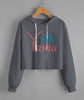 Lady'S Fleece Cropped Hoodie | LS12000 Lane Seven