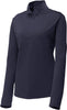 Quarter Zip Long Sleeve Womens Pullover