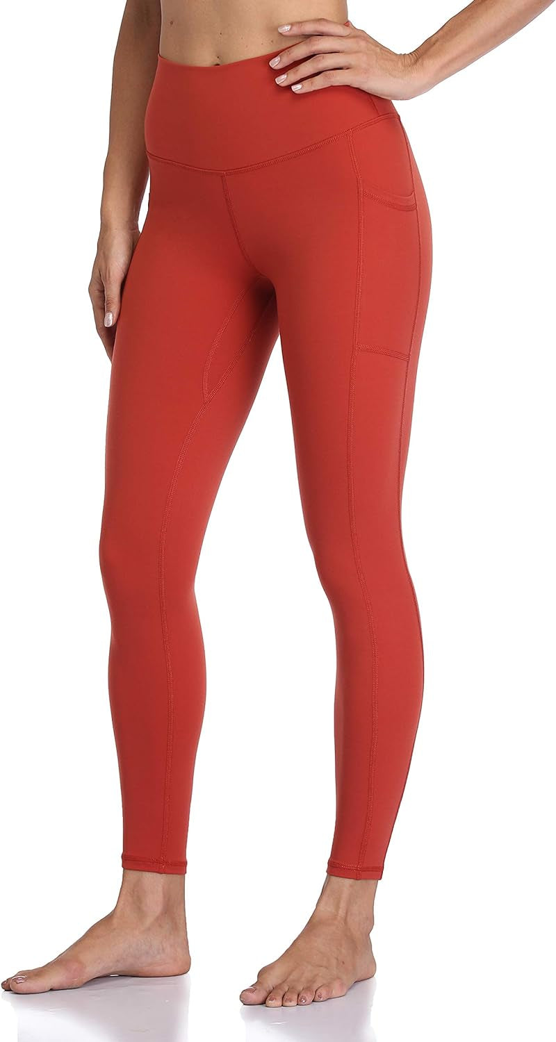 Women'S High Waisted Yoga Pants 7/8 Length Leggings with Pockets