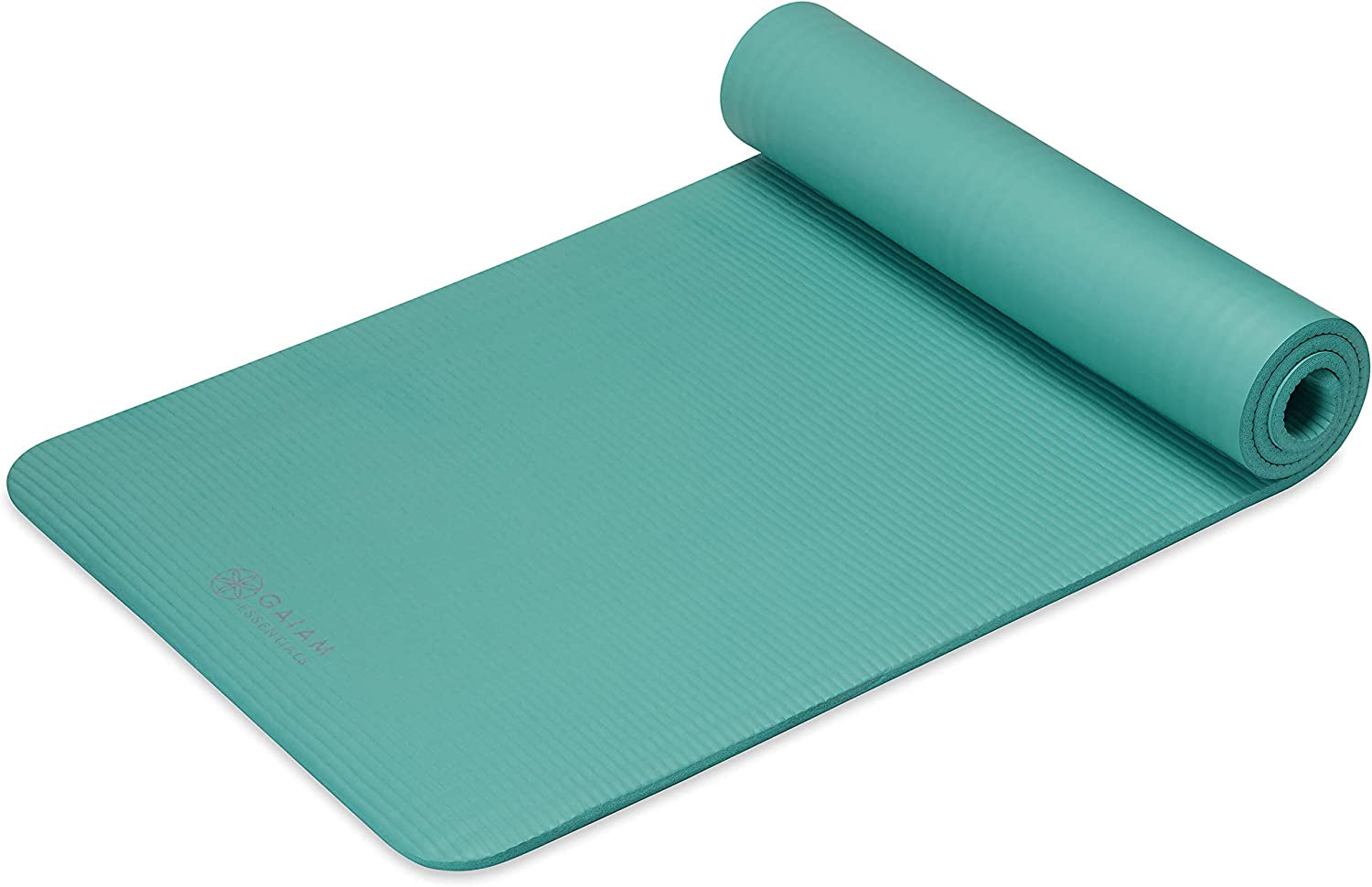 Essentials Thick Yoga Mat Fitness & Exercise Mat with Easy-Cinch Yoga Mat Carrier Strap, 72"L X 24"W X 2/5 Inch Thick