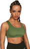 Women'S Medium Support Strappy Back Energy Sport Bra Cotton Feel 6017