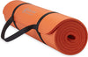 Essentials Thick Yoga Mat Fitness & Exercise Mat with Easy-Cinch Yoga Mat Carrier Strap, 72